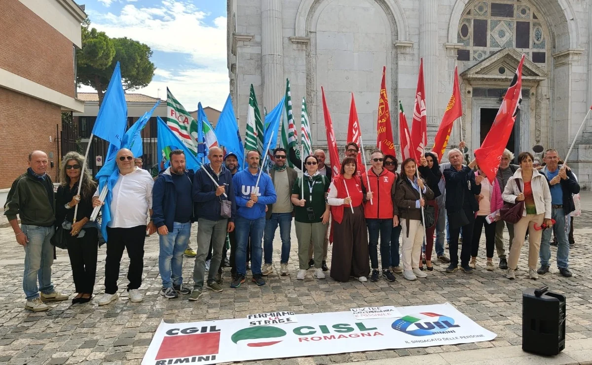 Rimini piange Saim Myrtaj, sindacati in presidio dopo la morte nel cantiere