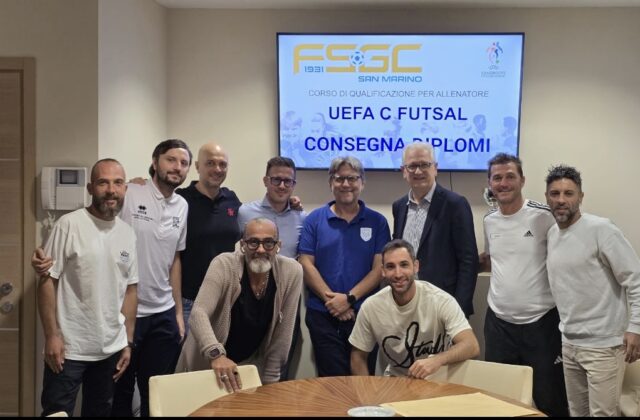 San Marino sets a European example: ten coaches graduate from first UEFA C Futsal course