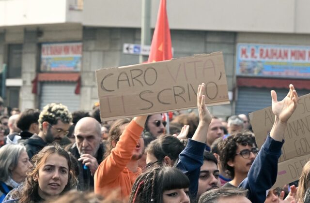 Italia, un milione in piazza: 60 città contro carovita e riarmo