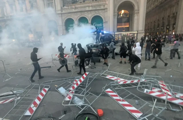 Clashes at cost-of-living protests, more than 50 detained in Milan