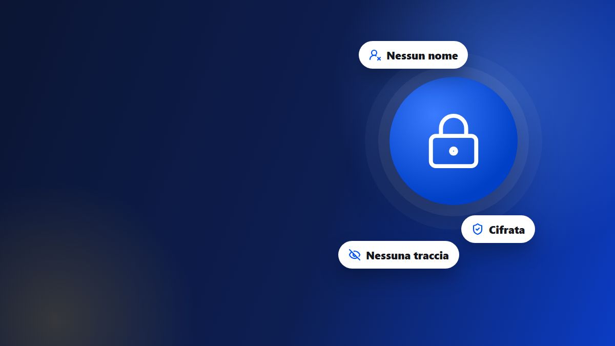 Segnala a Insider: nessun nome, nessuna traccia, cifrata