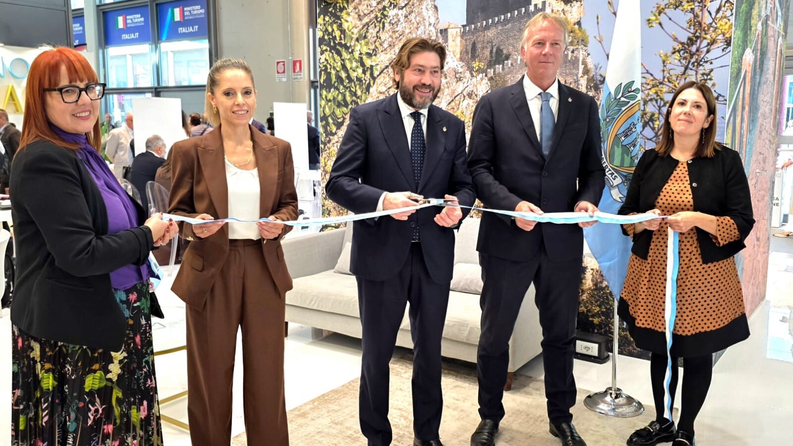 San Marino inaugura lo stand al TTG di Rimini, Pedini Amati: “Vogliamo riaffermare la nostra vocazione turistica”