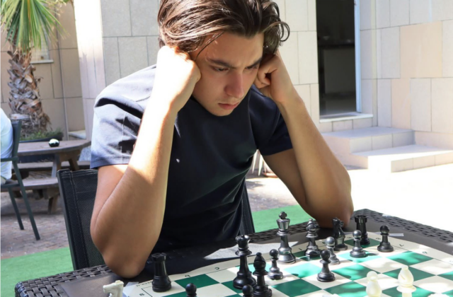 Tommaso Biordi agli Europei Giovanili di scacchi a Hersonissos